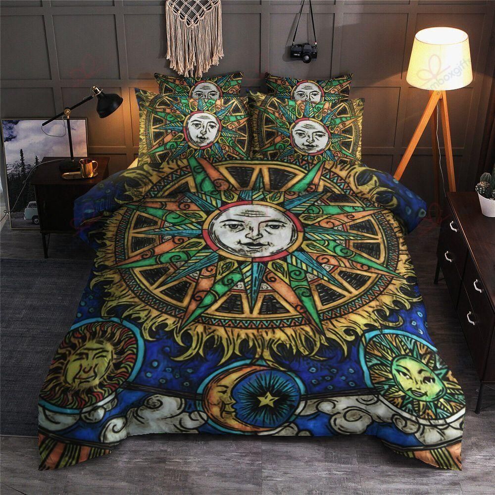 The Sun Night Moon Printed Bedding Set