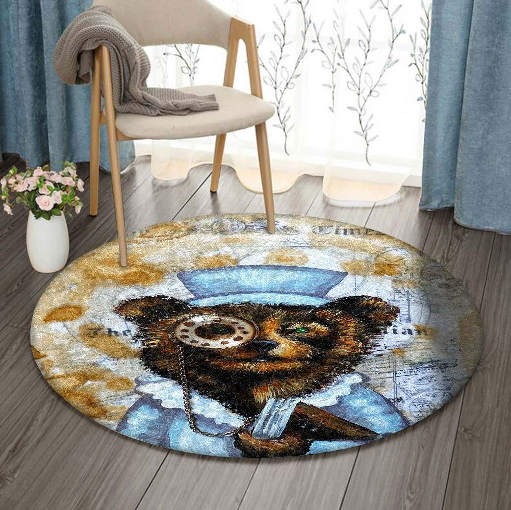 The Times Bear Round Carpet