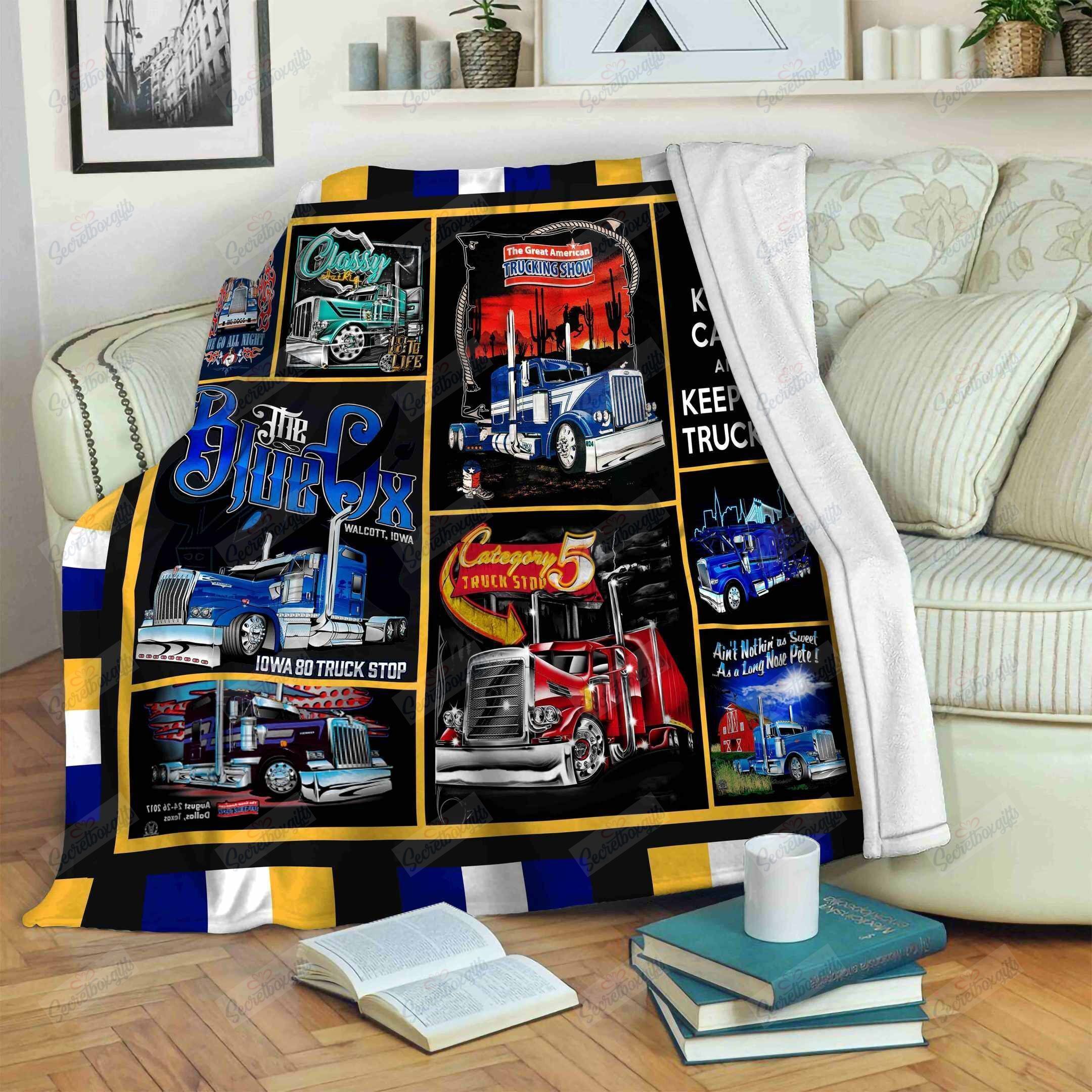 The Truck Fleece Blanket