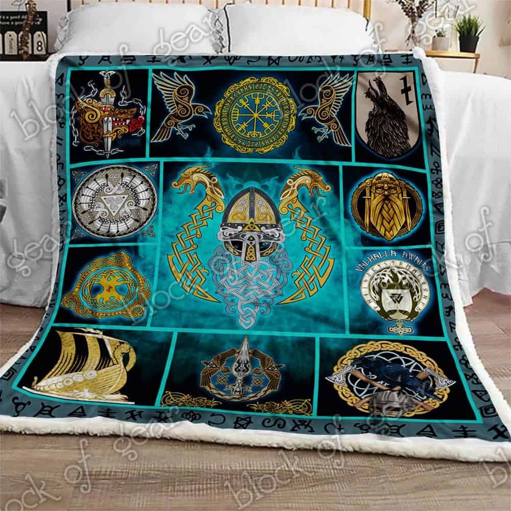 The Vikings Pirates Fleece Blanket