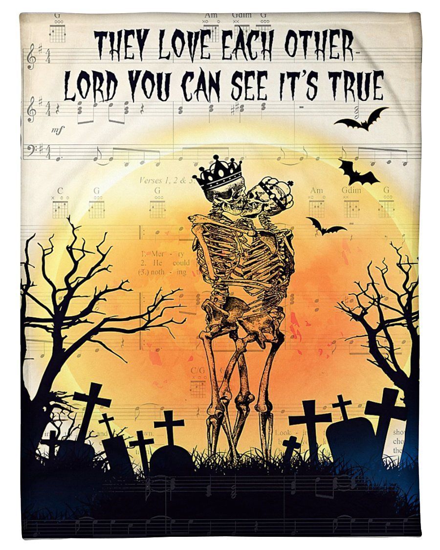 They Love Each Other Marriage Anniversary Gift Fleece Blanket