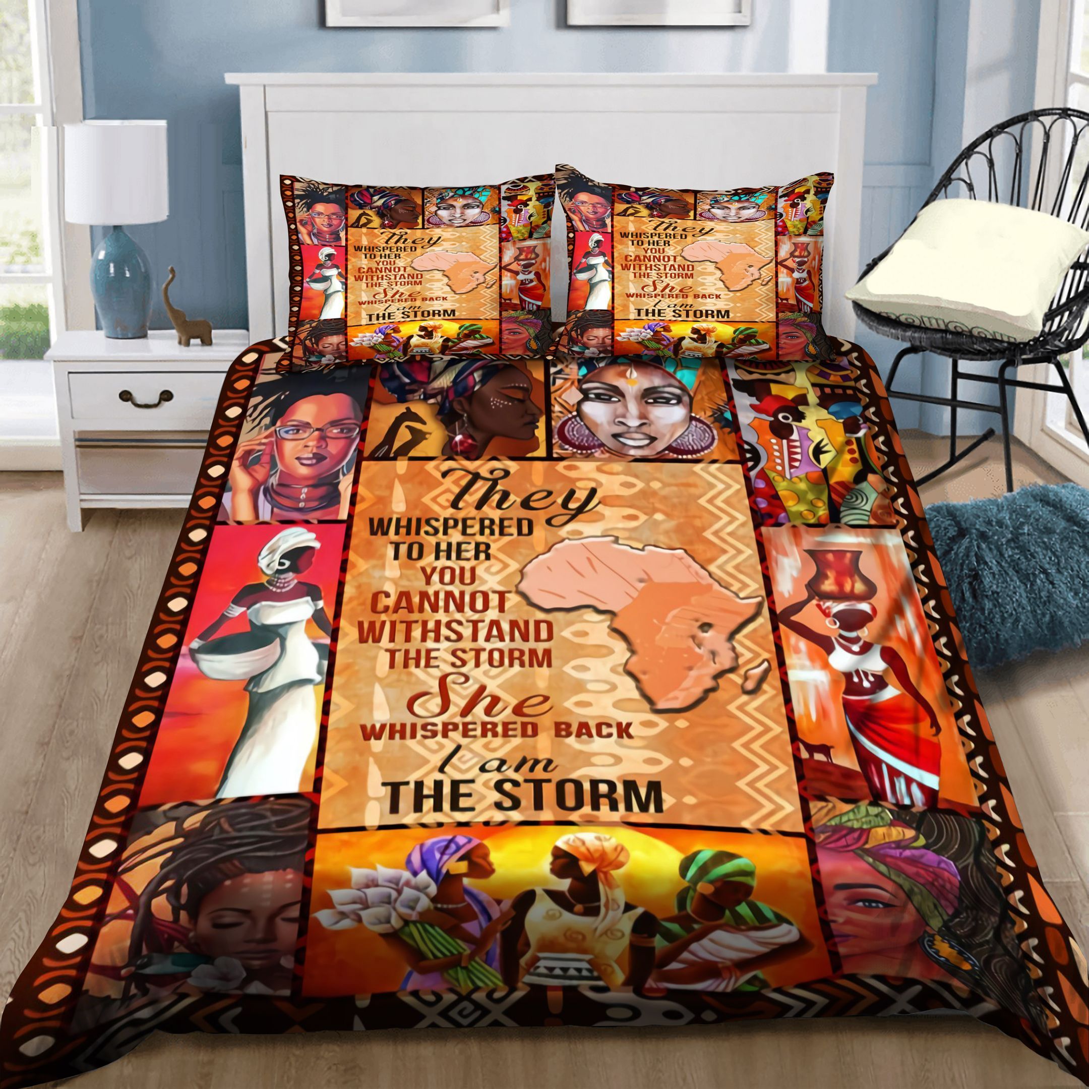 They Whispered To Her I Am The Storm Bedding Set