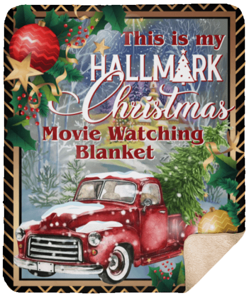 This Is My Hall-Mark Christmas Movie Watching Sherpa Fleece Blanket
