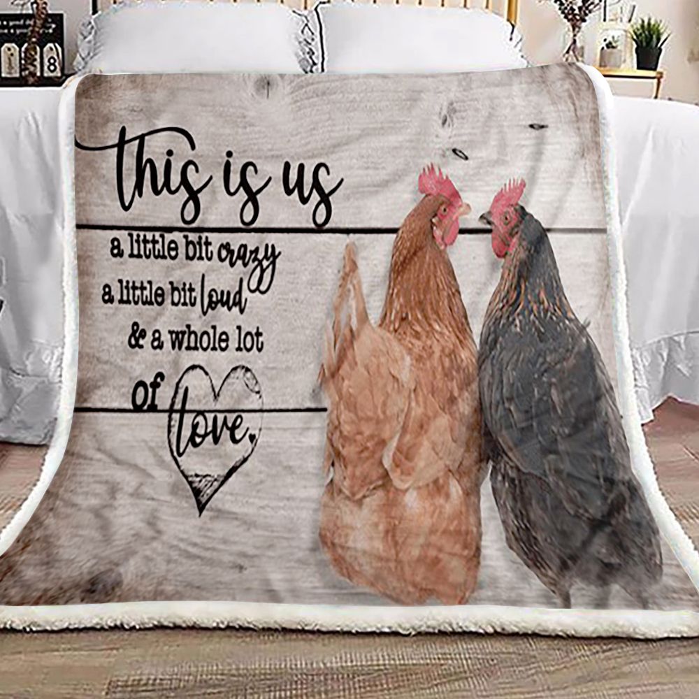 This Is Us Chicken Fleece Blanket
