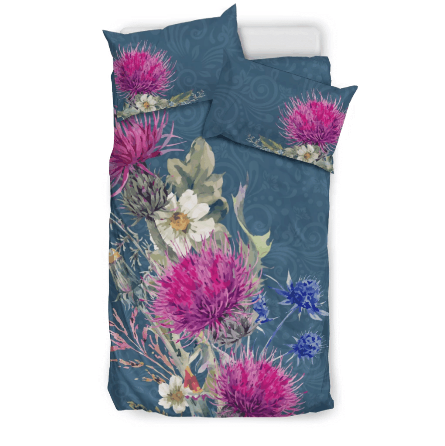 Thistle Flower   Bedding Set