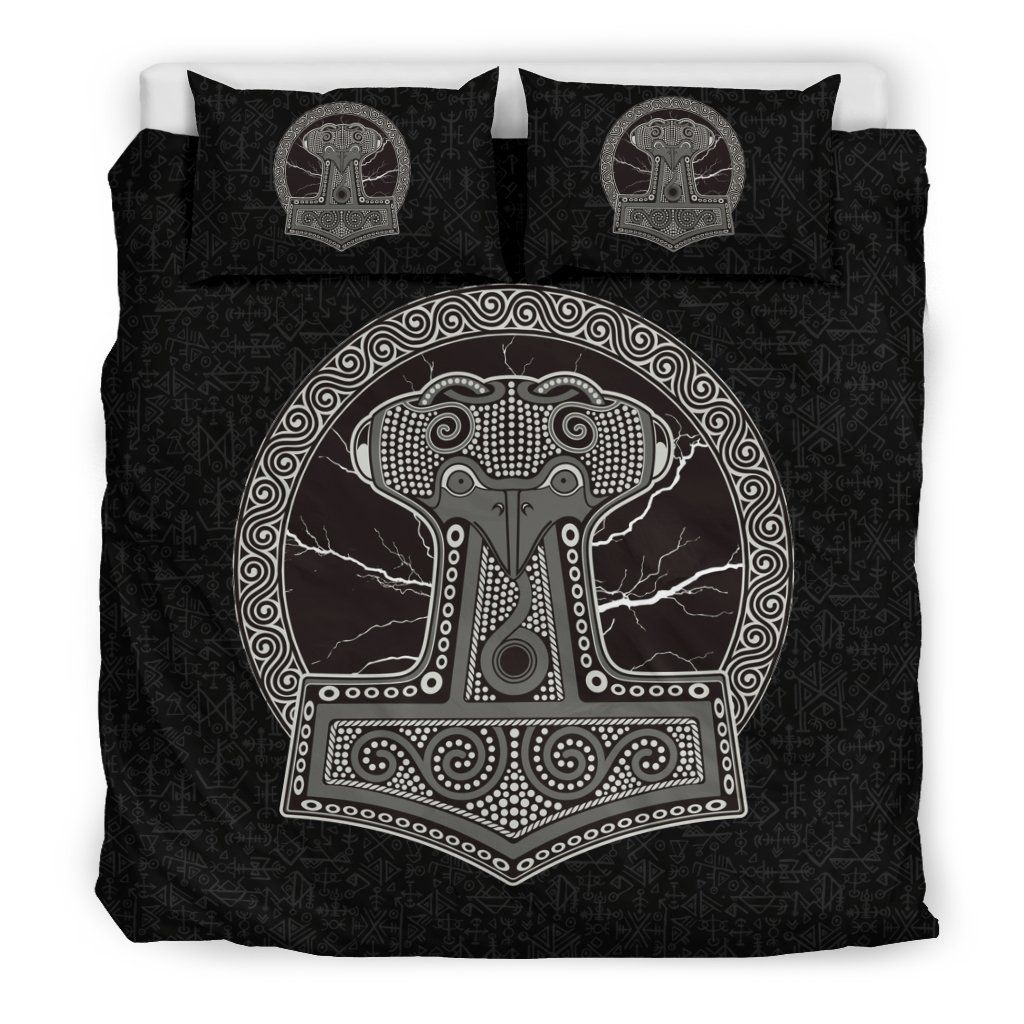 Thor’s Hammer Mjolnir Bedding Set