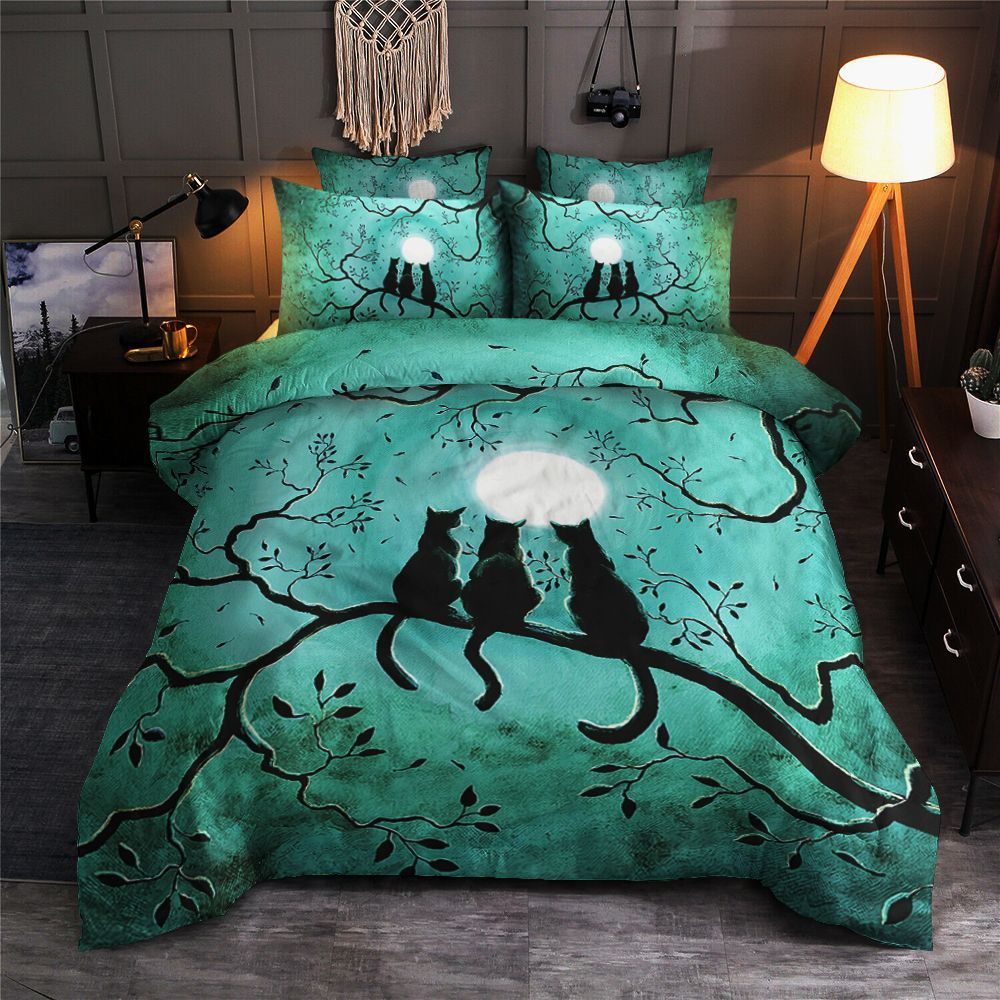 Three Cat Bedding Set