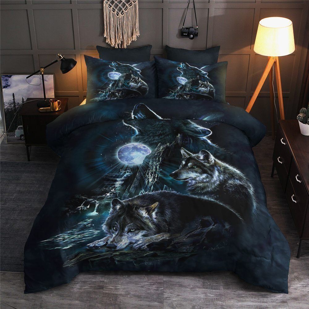 Three Wolf Moon Bedding Set