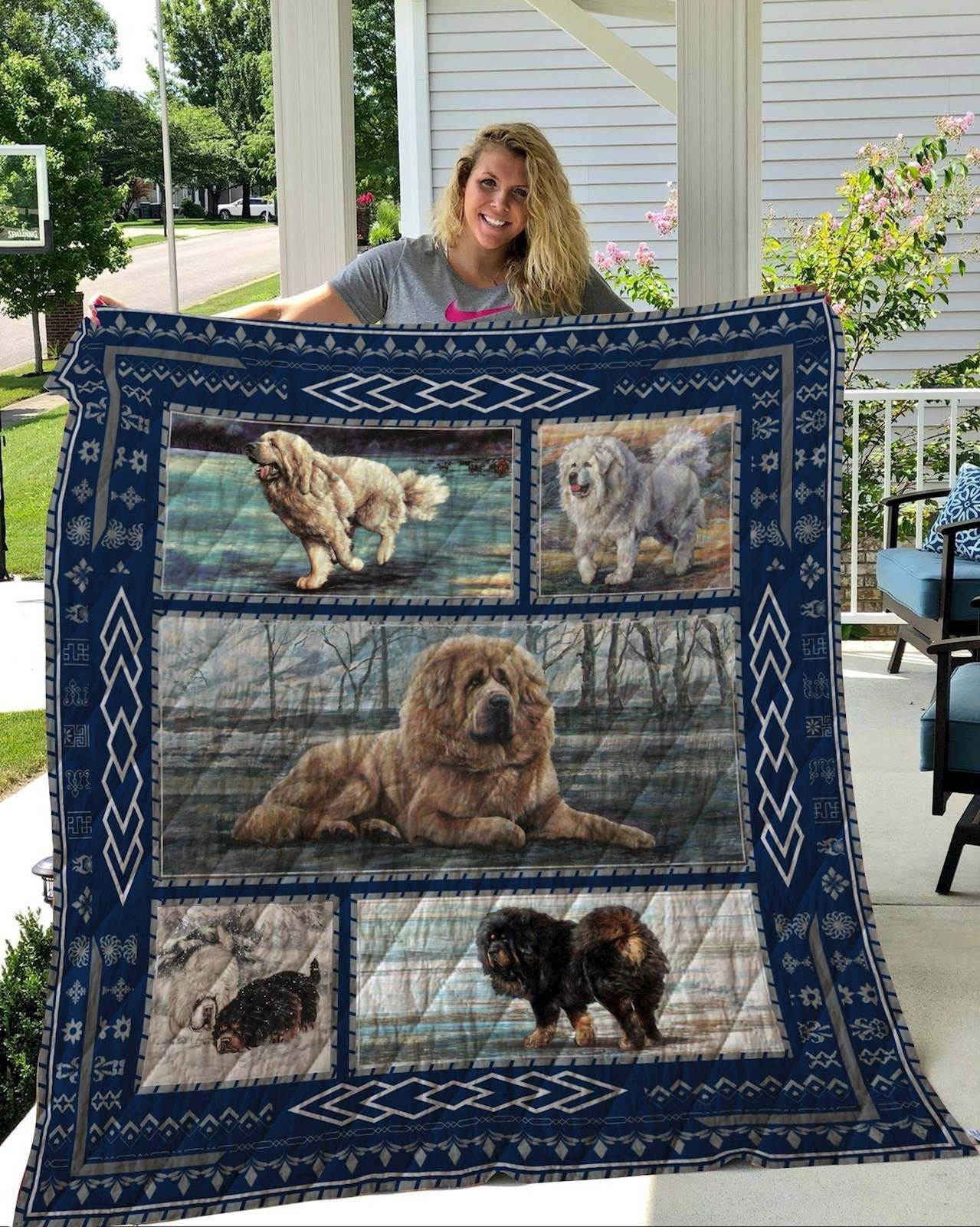 Tibetan Mastiff Quilt Blanket DHC2911187VT