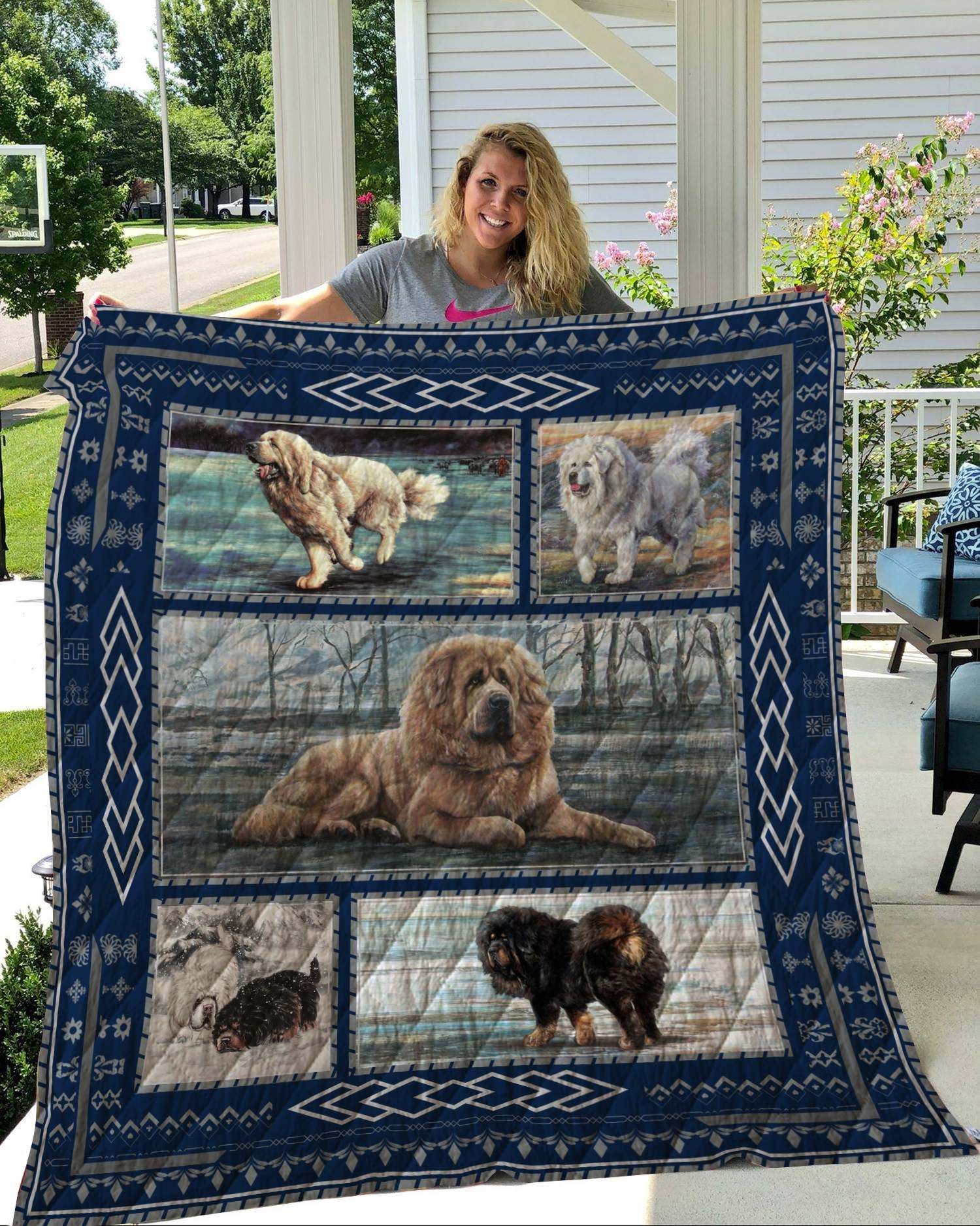 Tibetan Mastiff Quilt Blanket DHC2911297VT
