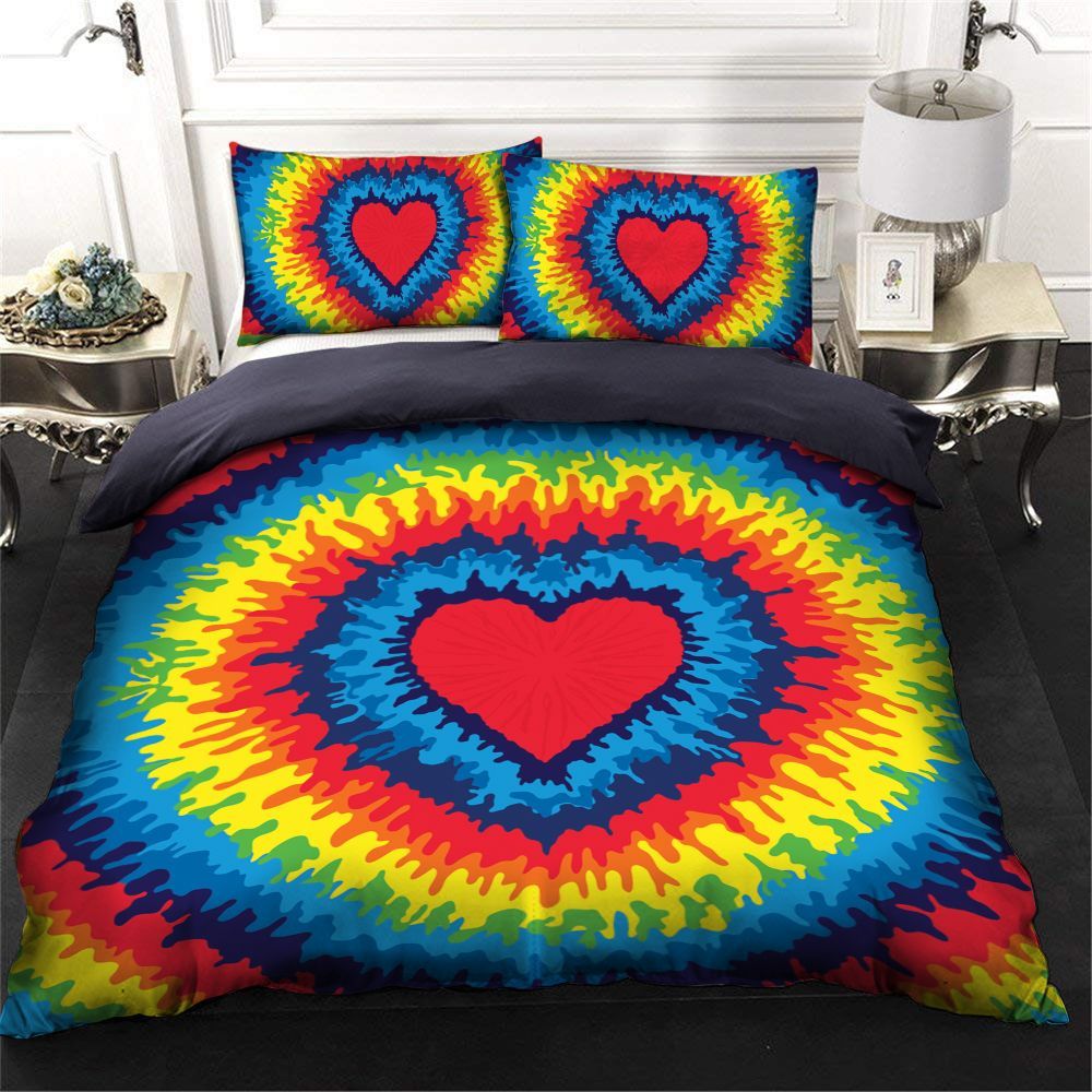 Tie Dye Hippie Bedding Set