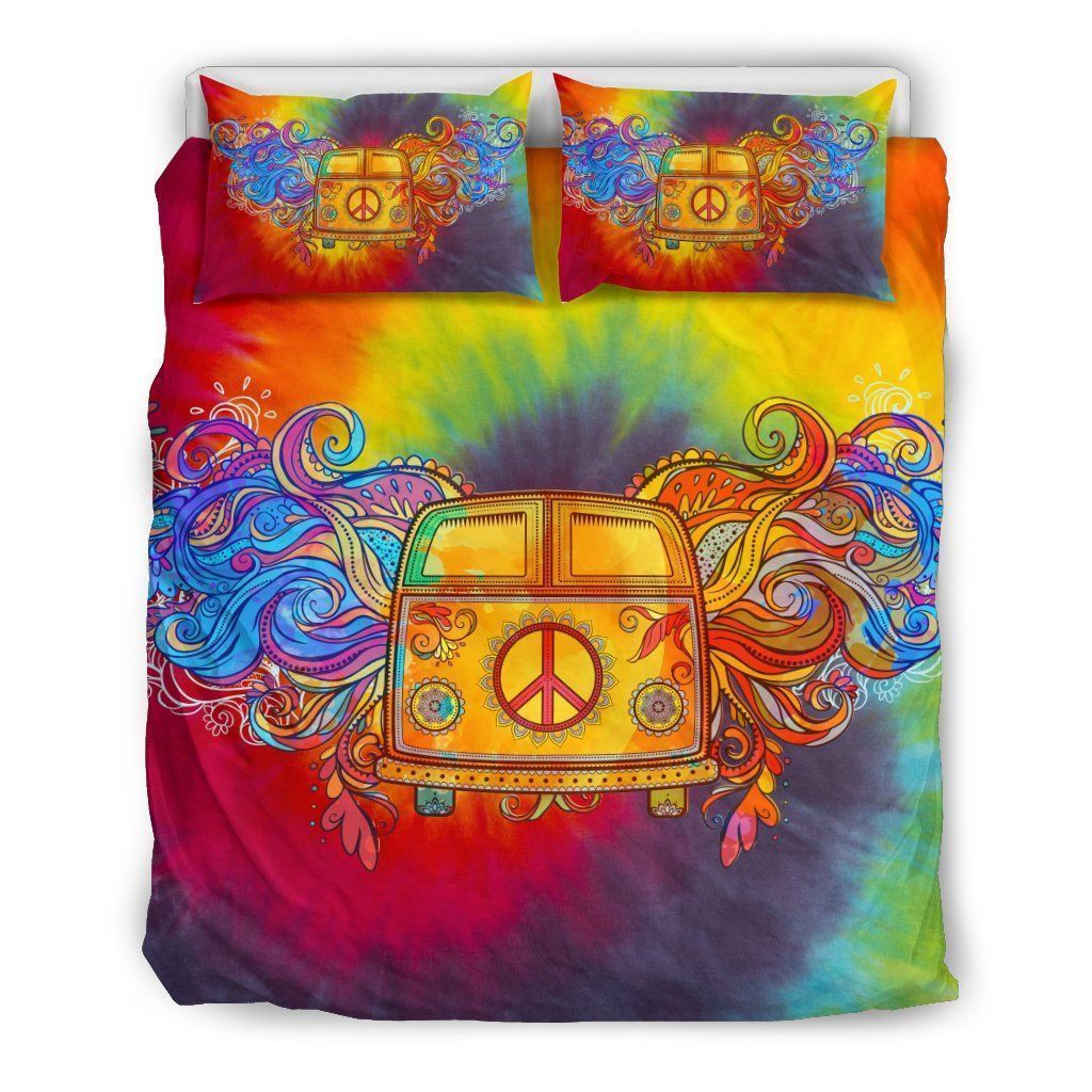 Tie Dye Hippie Bedding Set