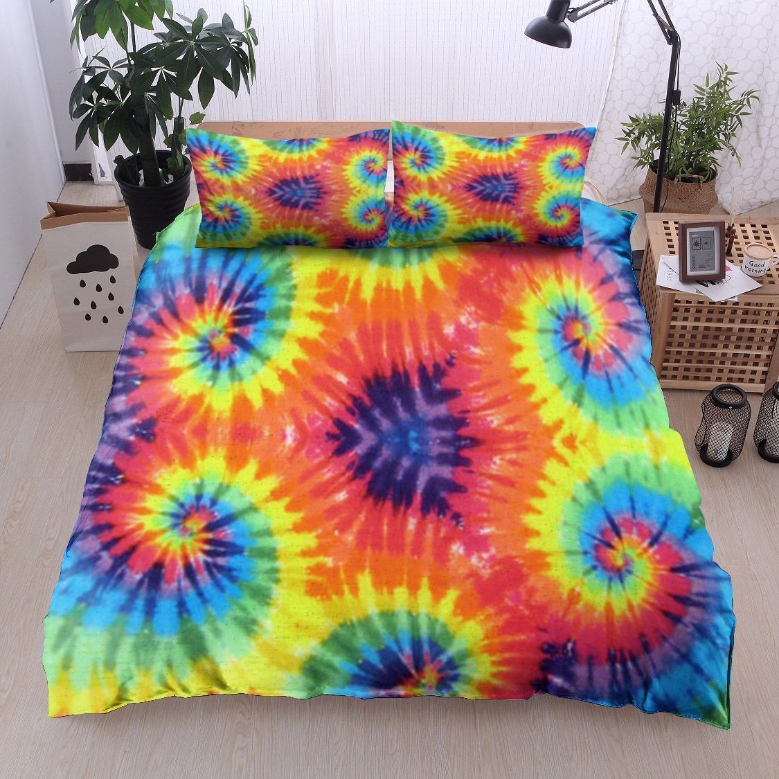 Tie Dye Hippie Bedding Set