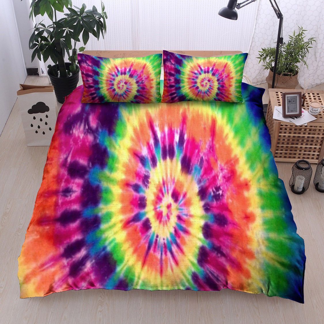Tie Dye Hippie Bedding Set