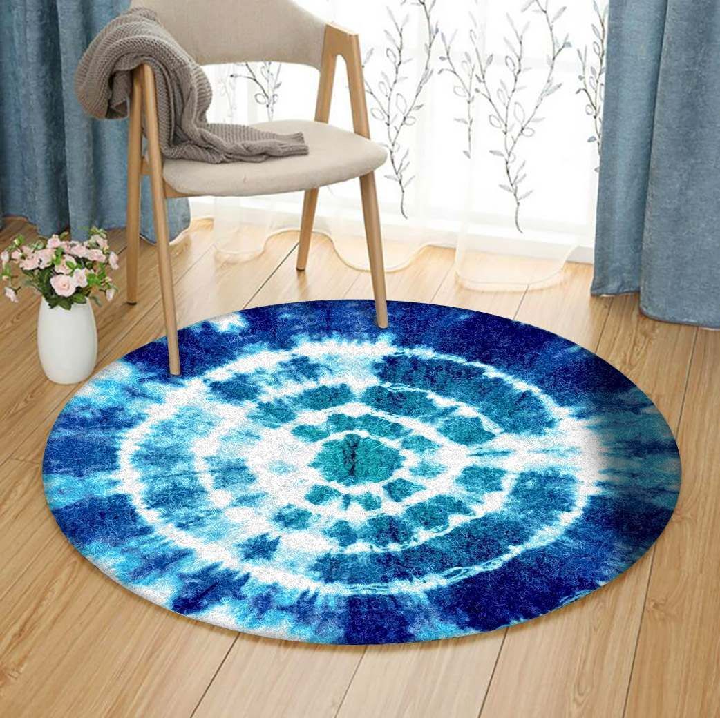 Tie Dyed Round Carpet