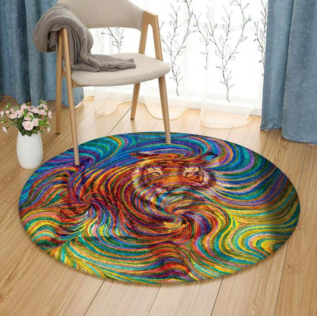 Tiger Round Carpet
