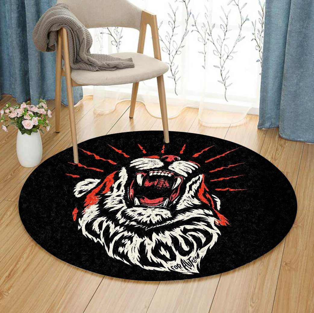 Tiger Round Carpet