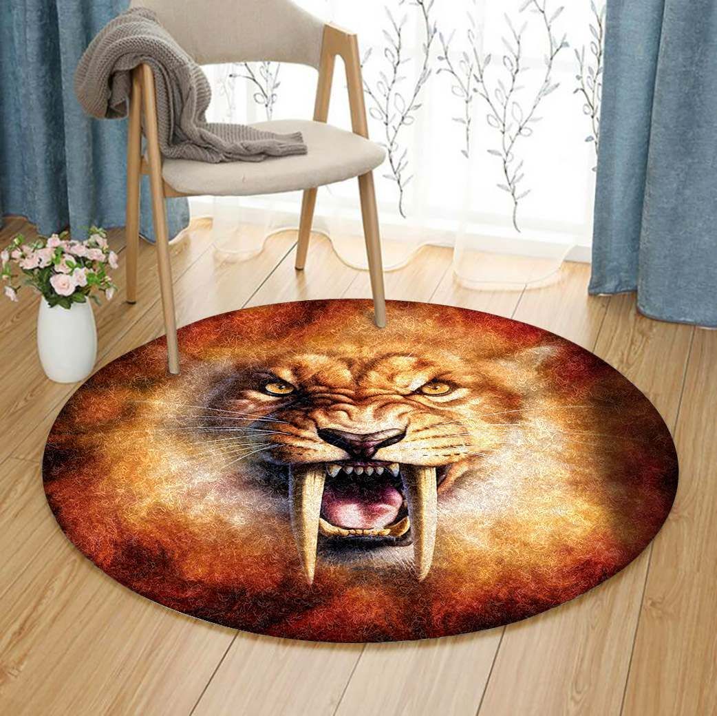 Tiger Round Carpet