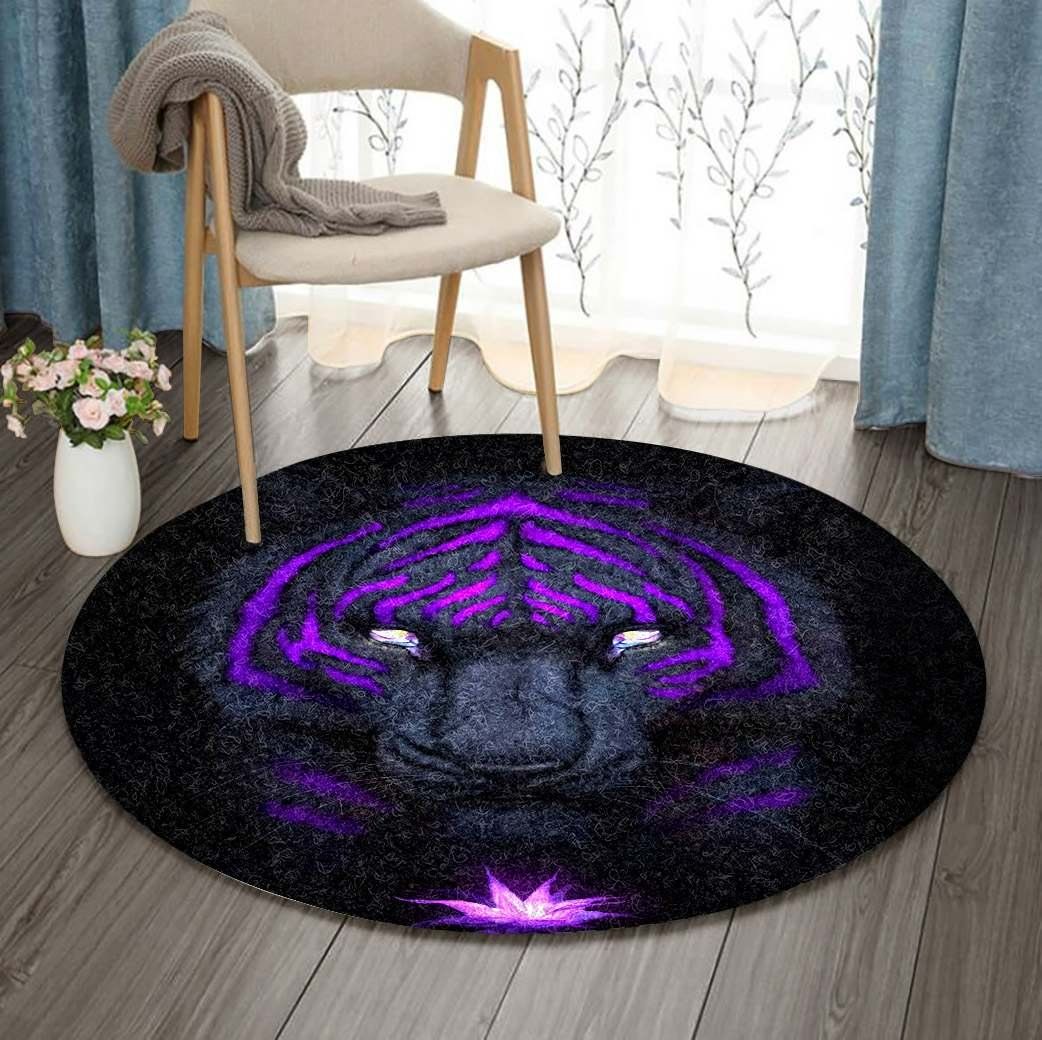 Tiger Round Carpet