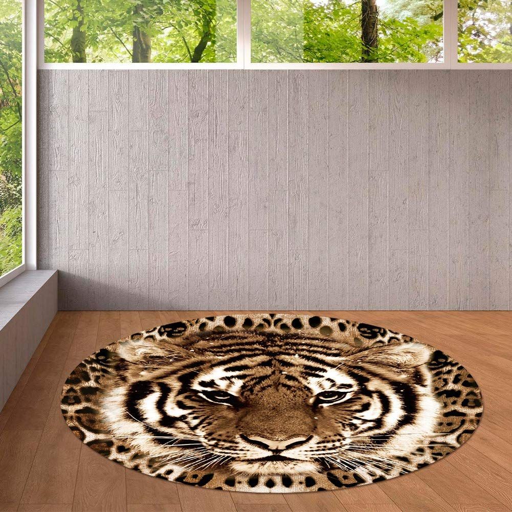 Tiger Round Carpet