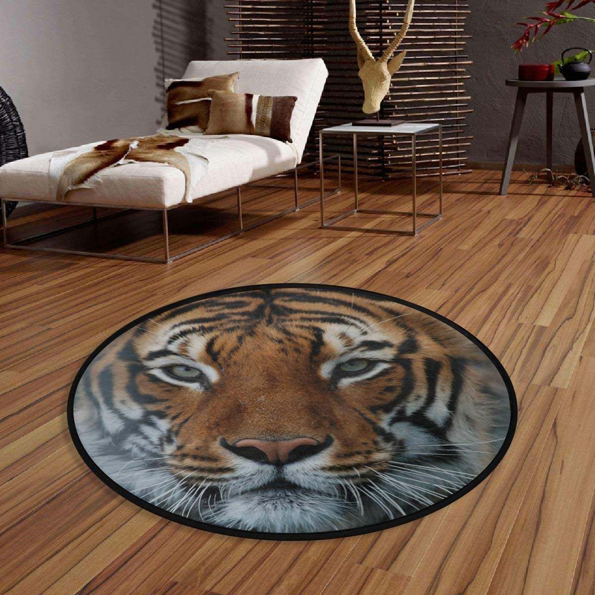 Tiger Round Carpet