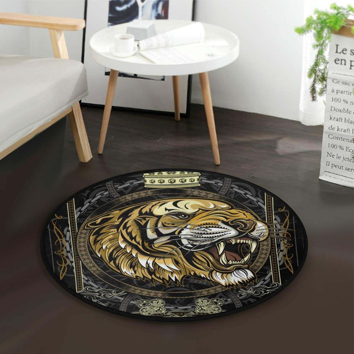 Tiger Round Carpet