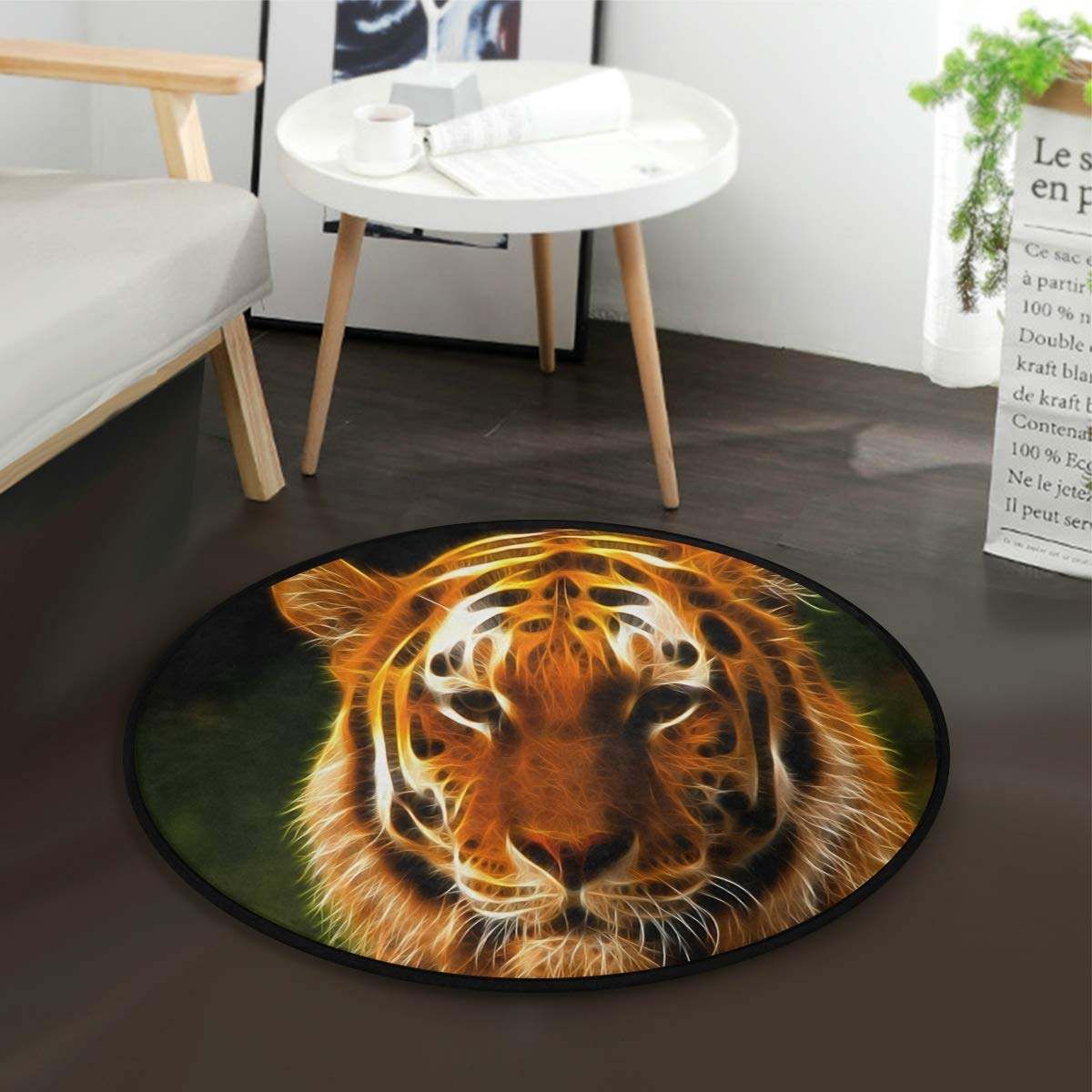 Tiger Round Carpet
