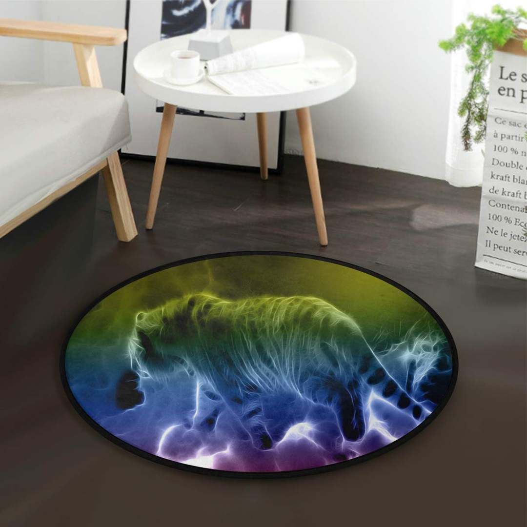 Tiger Round Carpet