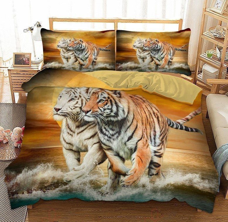 Tiger Couple Bedding Set