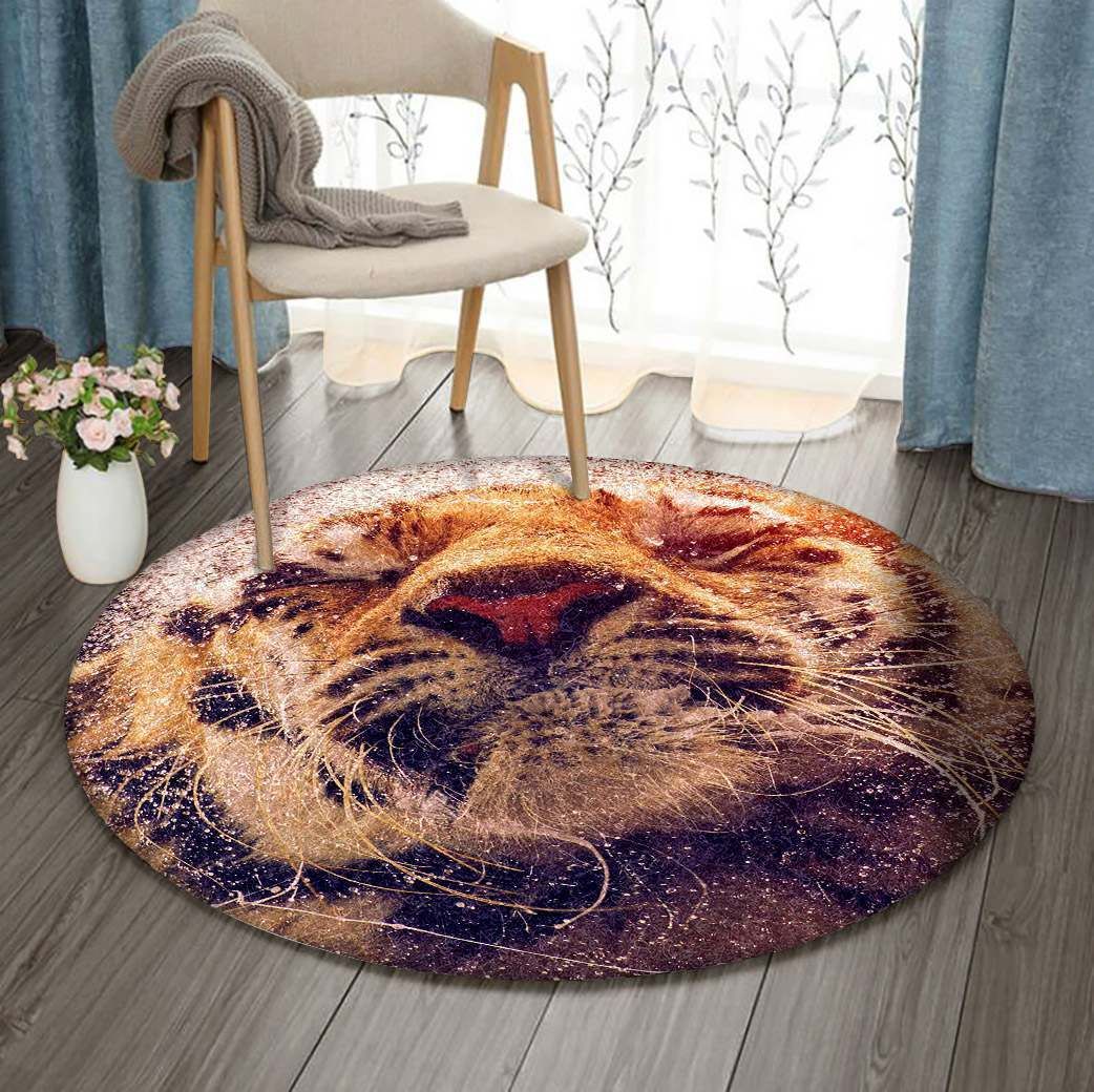 Tiger Round Carpet
