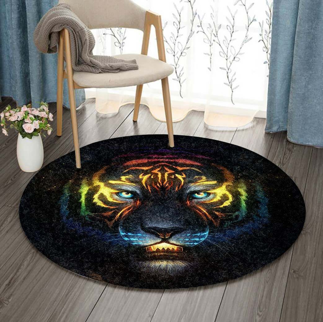 Tiger Round Carpet