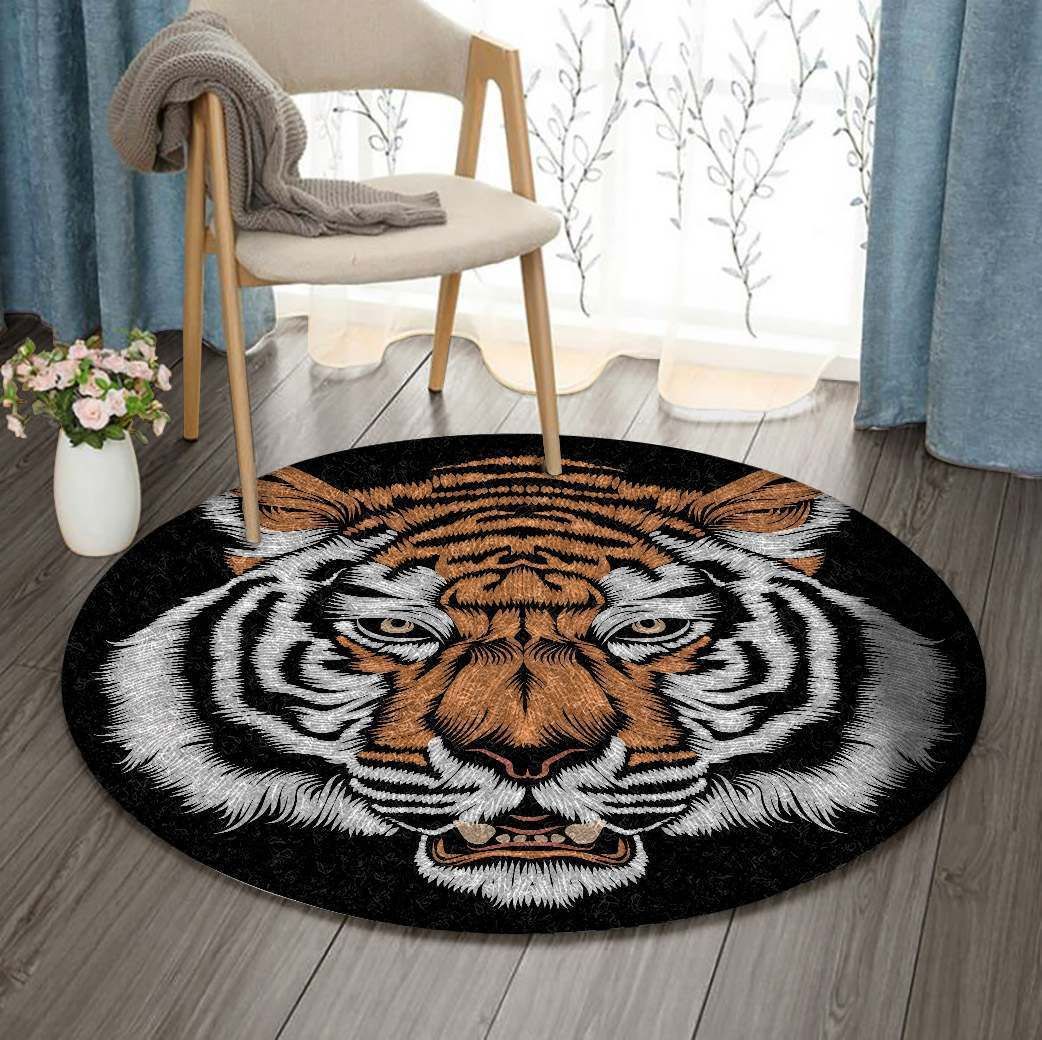 Tiger Round Carpet