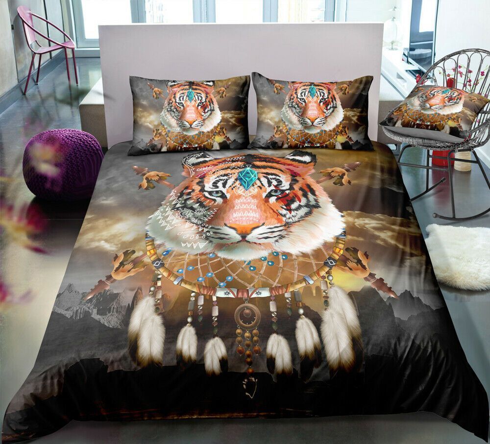 Tiger Dreamcatcher Bedding Set