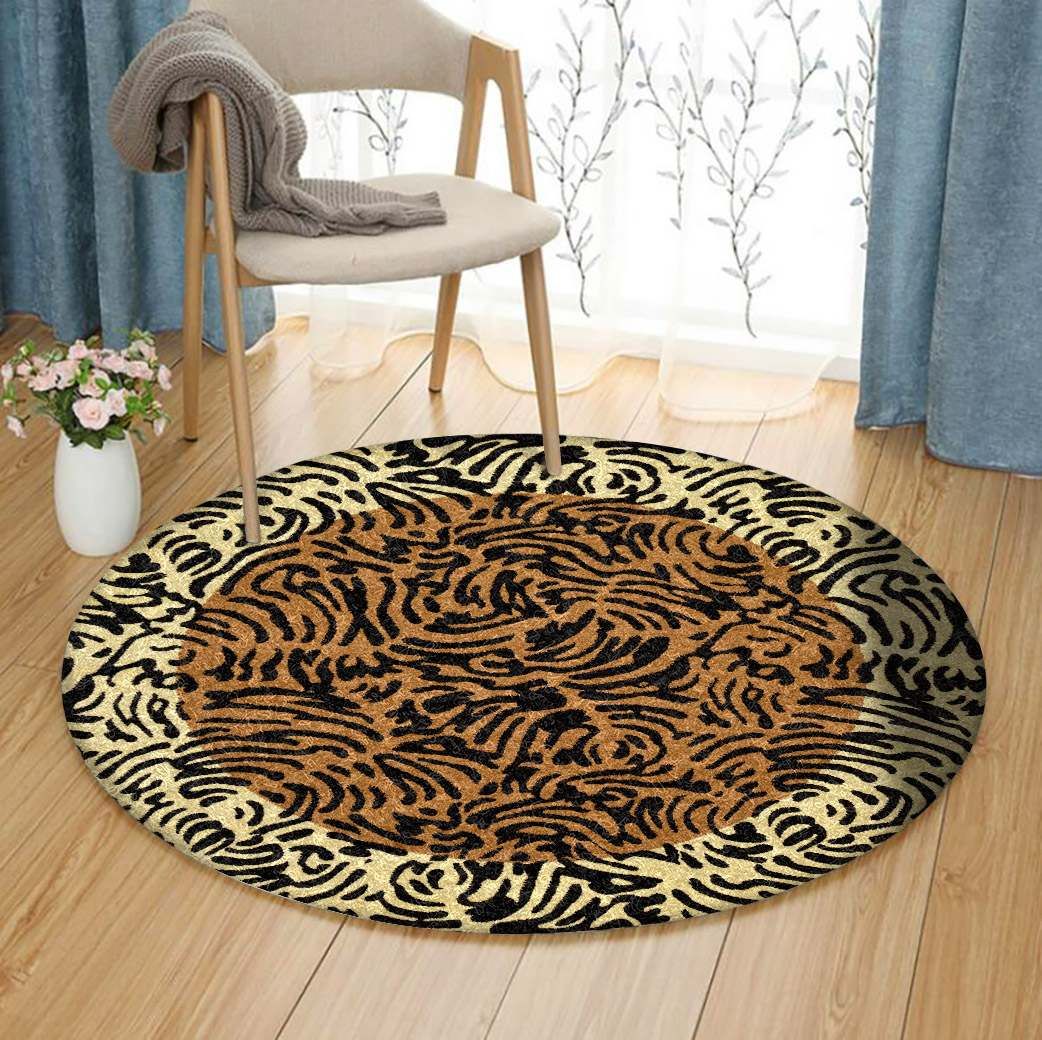 Tiger Round Carpet
