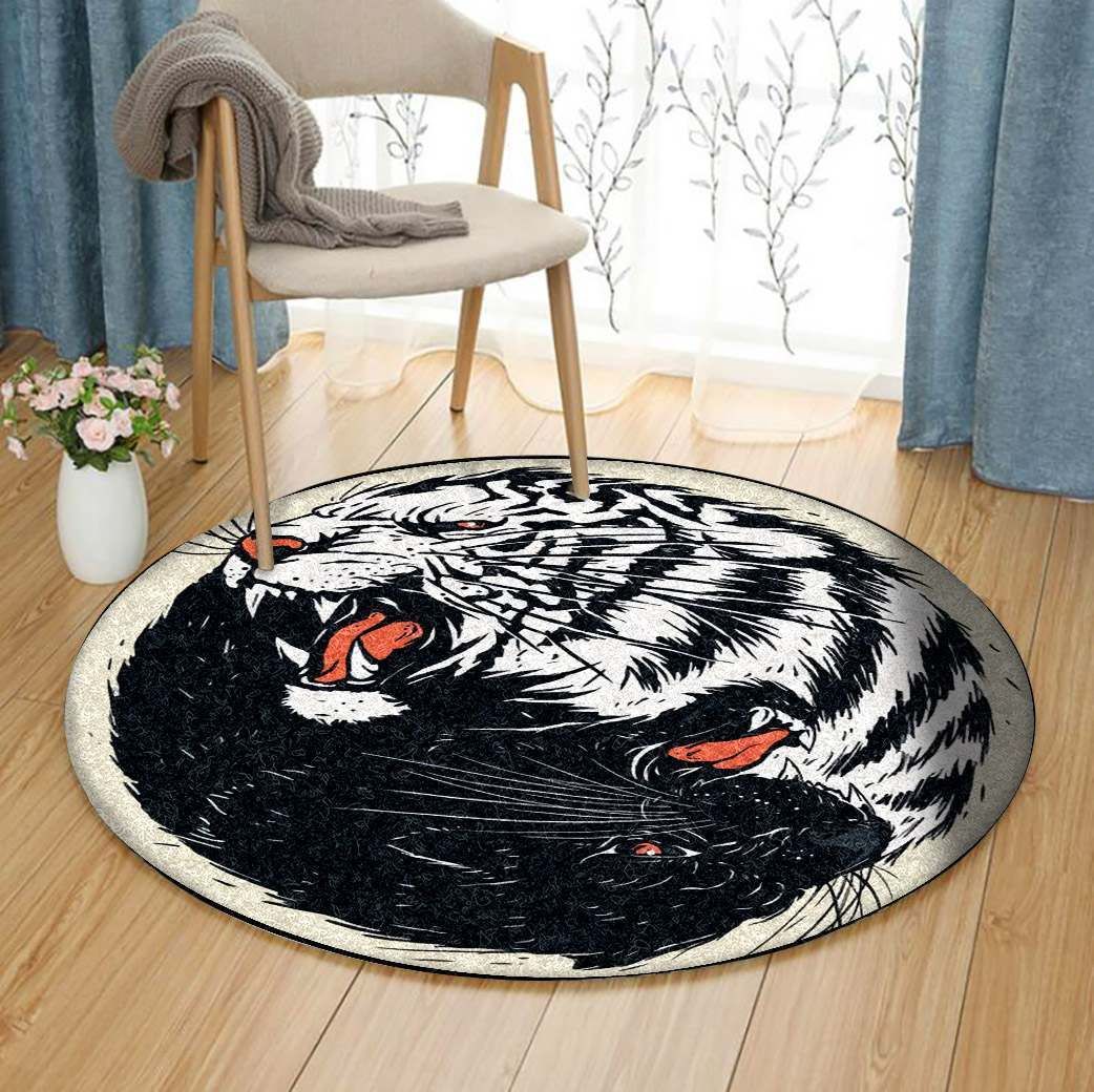 Tiger Round Carpet