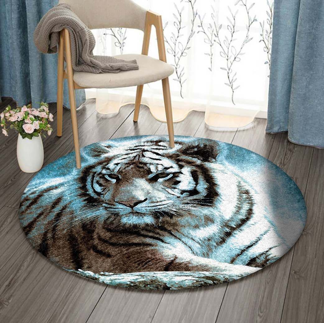 Tiger Round Carpet