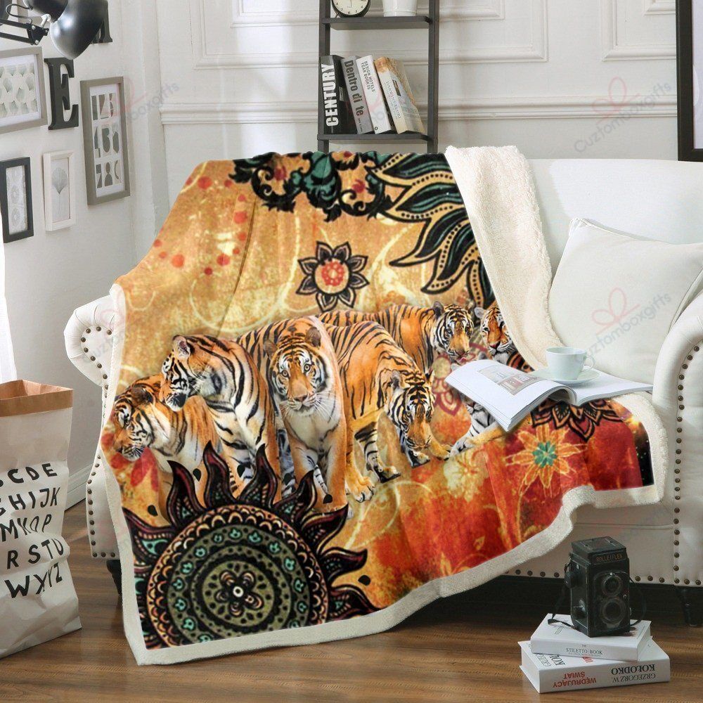 Tiger Fleece Blanket