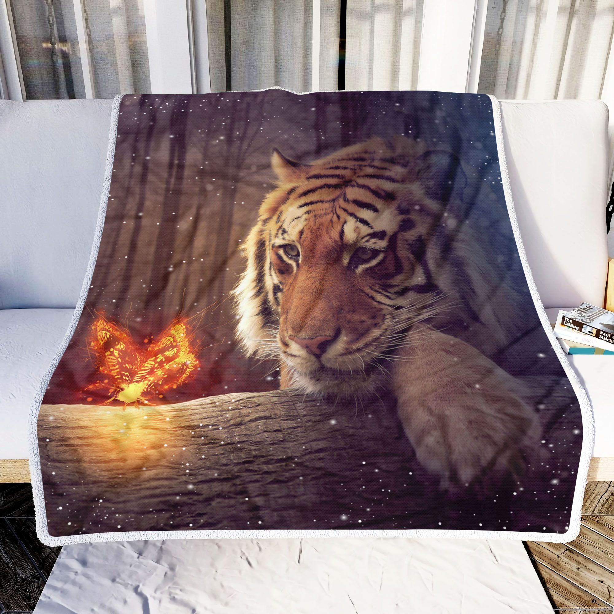 Tiger Fleece Blanket