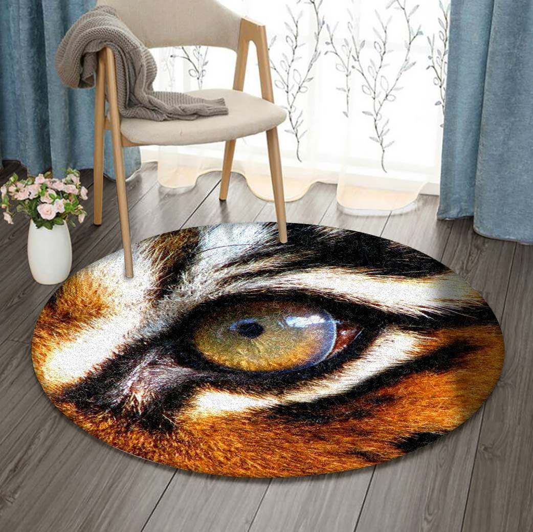 Tiger Round Carpet