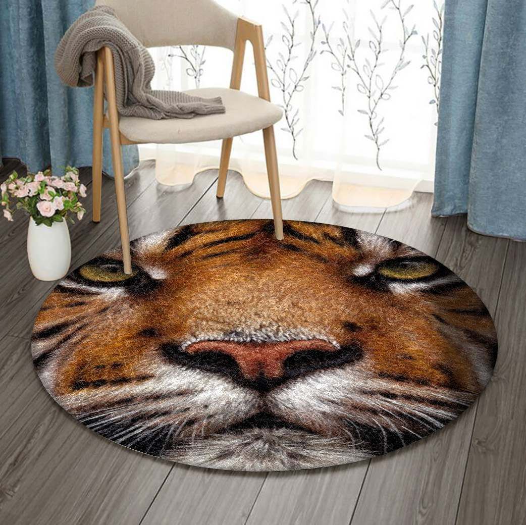 Tiger Round Carpet