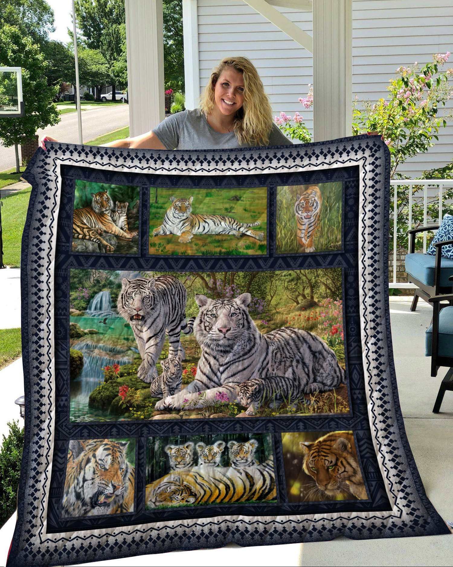 Tiger Quilt Blanket DHC2911129VT