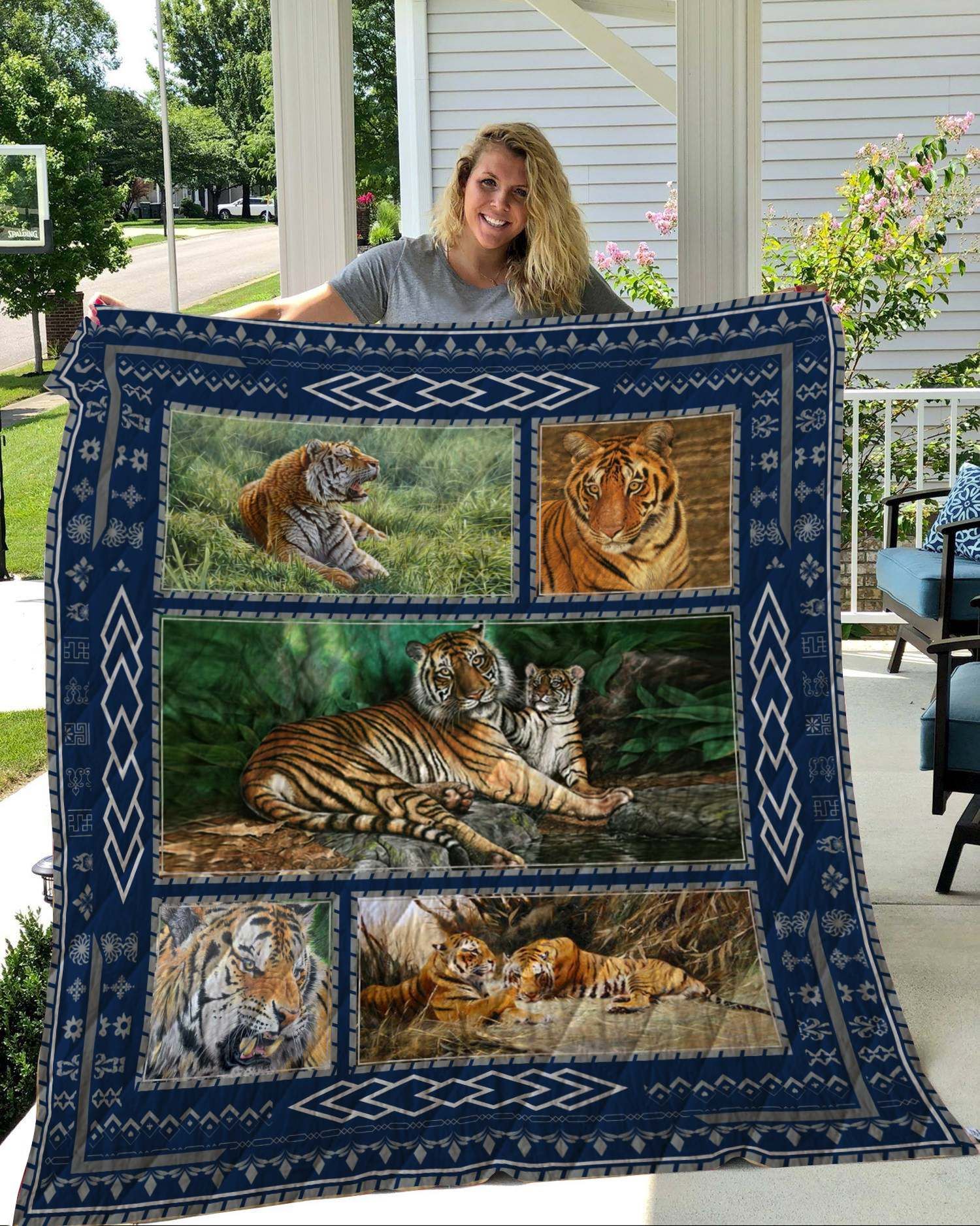 Tiger Quilt Blanket DHC2911130VT