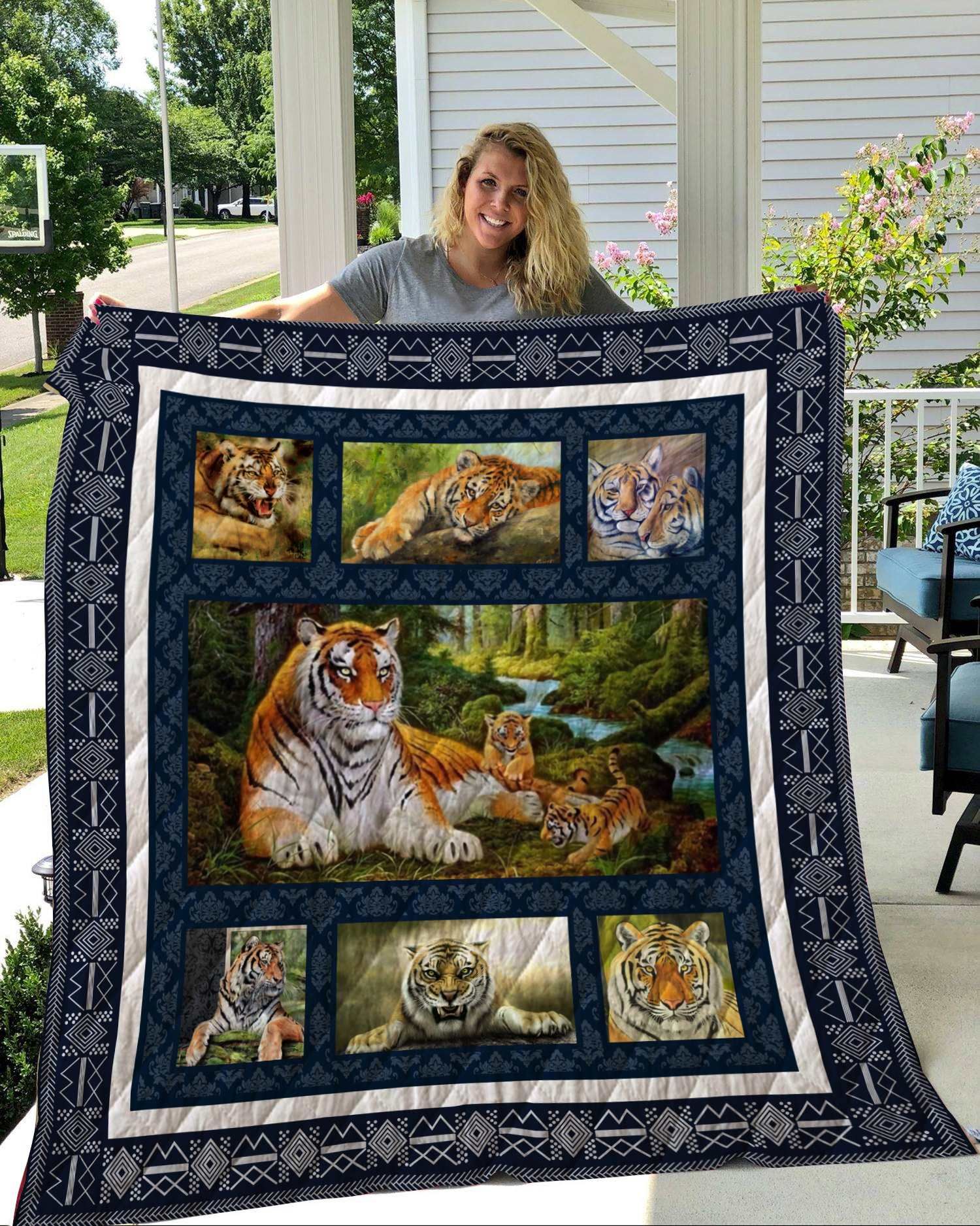 Tiger Quilt Blanket DHC2911131VT