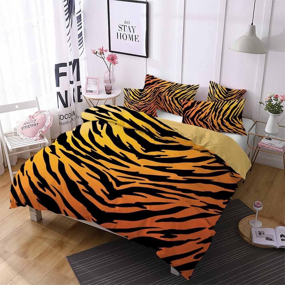Tiger Skin  Printed Bedding Set