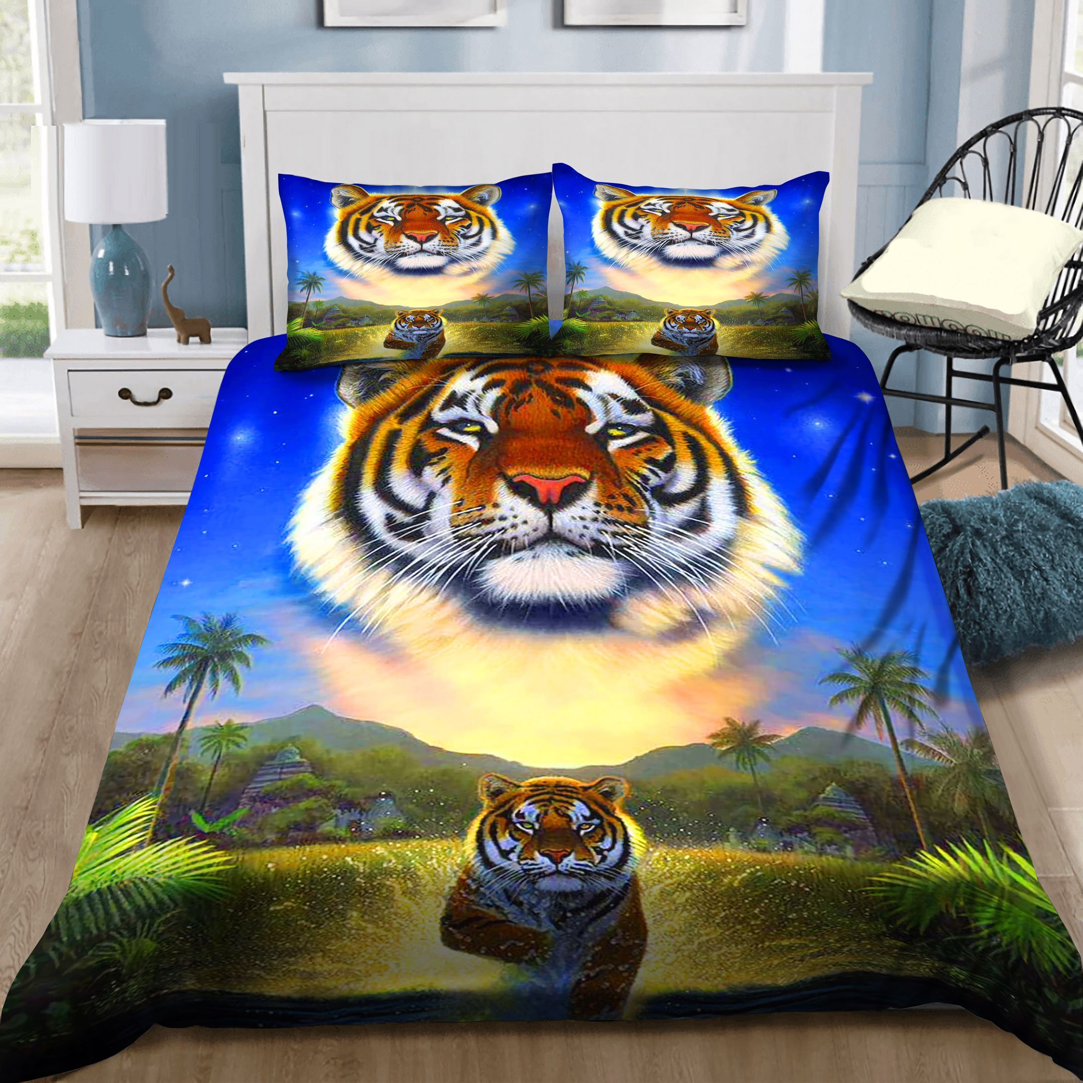 Tiger Tiny And Big Dream Bedding Set