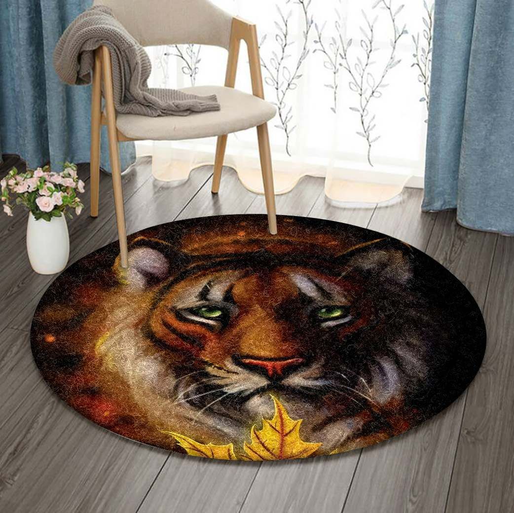 Tiger Round Carpet