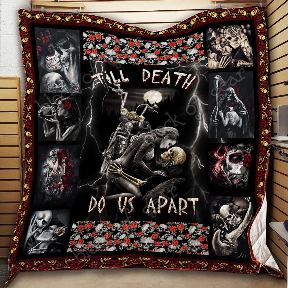Till Death Do Us Part Skull Quilt Thh998 Dhc11122346Dd