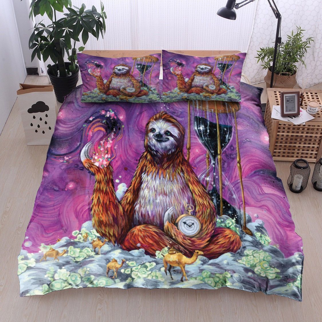 Time Master Poop Sloth Bedding Set
