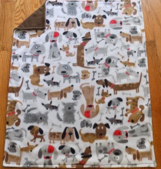 Tiny Dog Sherpa Fleece Blanket