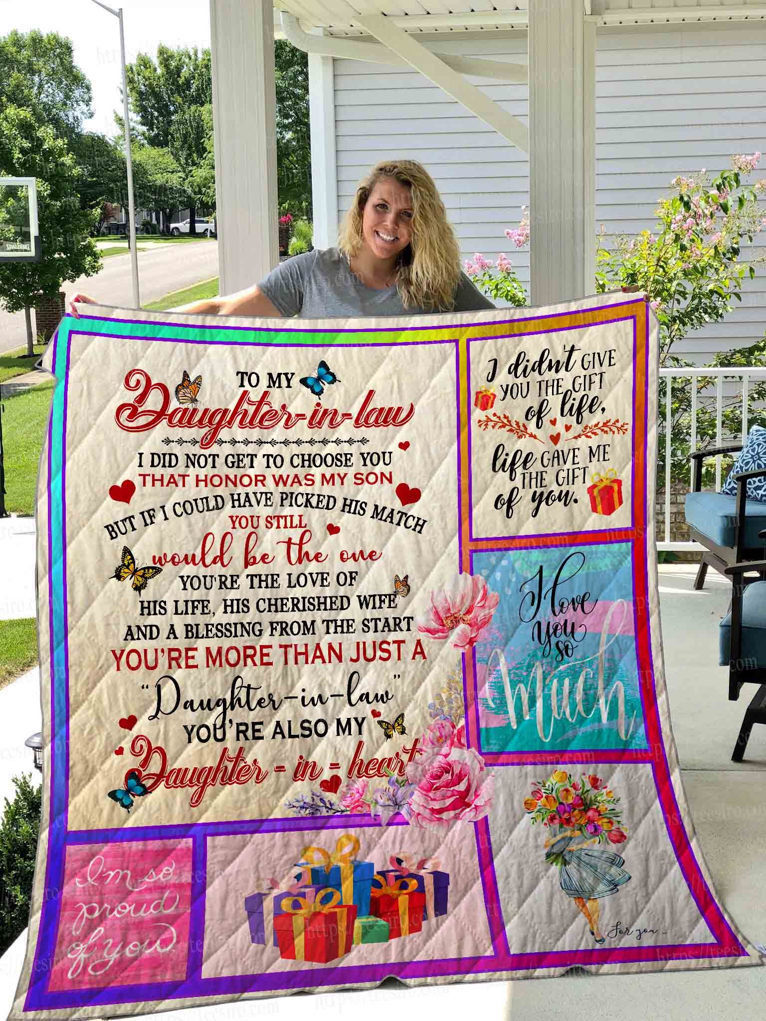 To Daughter In Law Quilt Blanket DHC1501682VT